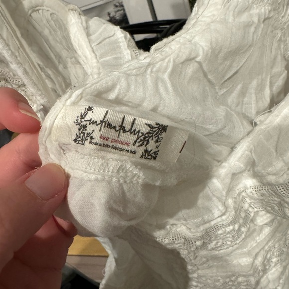 Free People Intimately - Tiered and True Romper in Ivory - Picture 9 of 9